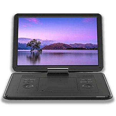 Qoo10] ポータブルDVDプレーヤー 14インチ : テレビ・オーディオ