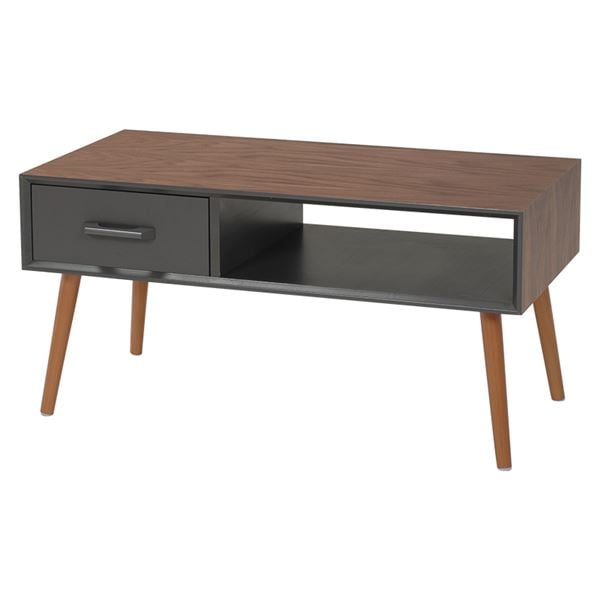 テーブル ブラウン （約）幅80cm 組立式（脚/取手のみ）