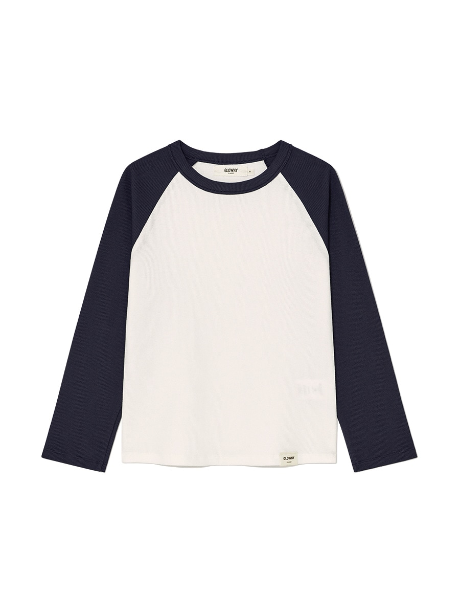 【GLOWNY】 3/4 G CONTRAST TEE : NAVY 7,626円