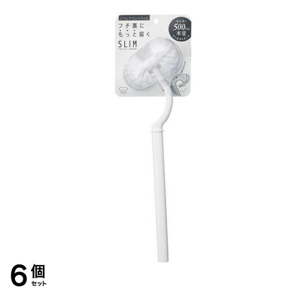 マーナ SLIM トイレブラシ リフィル ホワイト W203W 1個入 6個セット