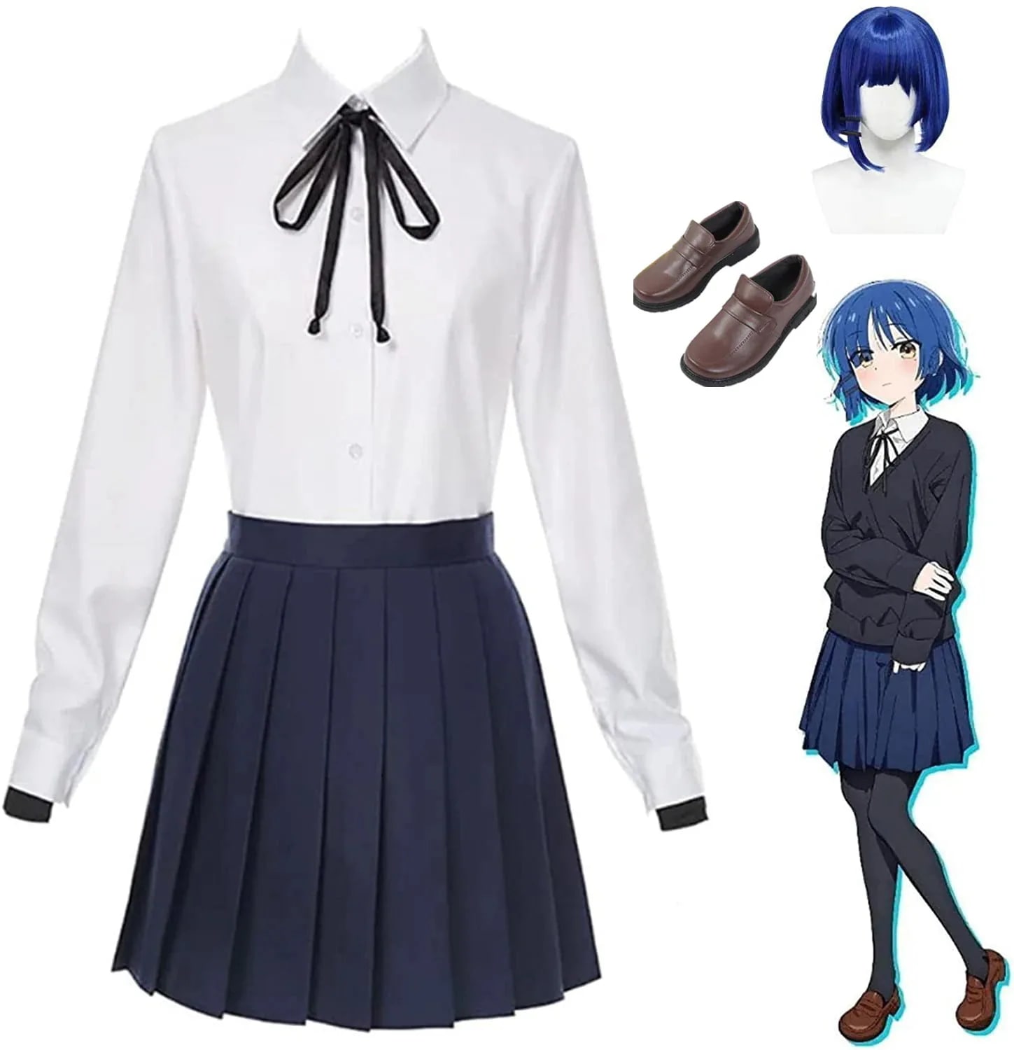 Bocchi 喜多郁代 伊地知虹夏 ハロウィン rock アニメ 文化祭 漫遊展 クリスマス 山田リョウ コスプレ衣装 祭り 後藤ひとり コスプレ ぼっちざろっく the 学園祭コスプレ変装仮