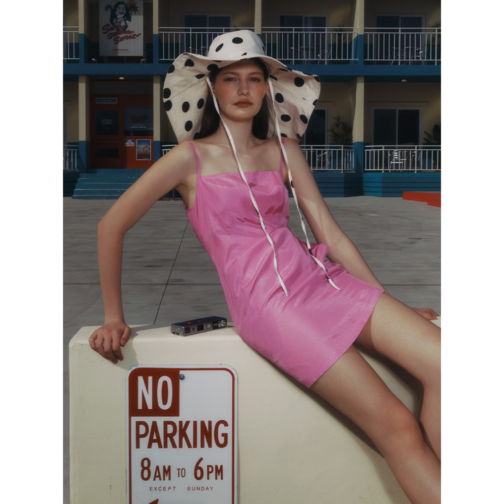 AND YOU VENEZIA バックレスミニワンピース (ピンク)