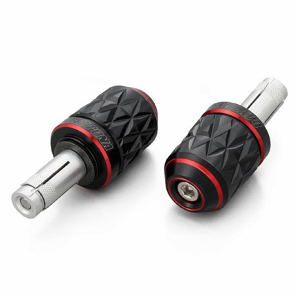 デイトナ DAYTONA 37029 バーエンド KIRIKO レッド 汎用