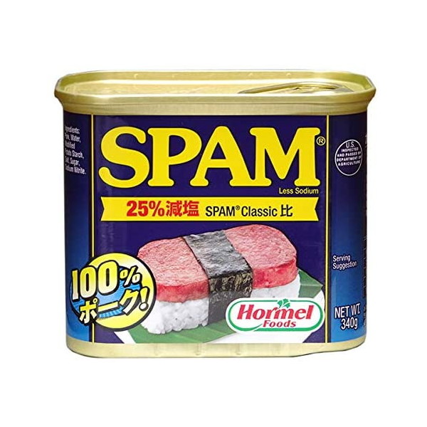 日本珈琲貿易 ホーメル スパム25%レスソルト 340g 12 メーカー直送