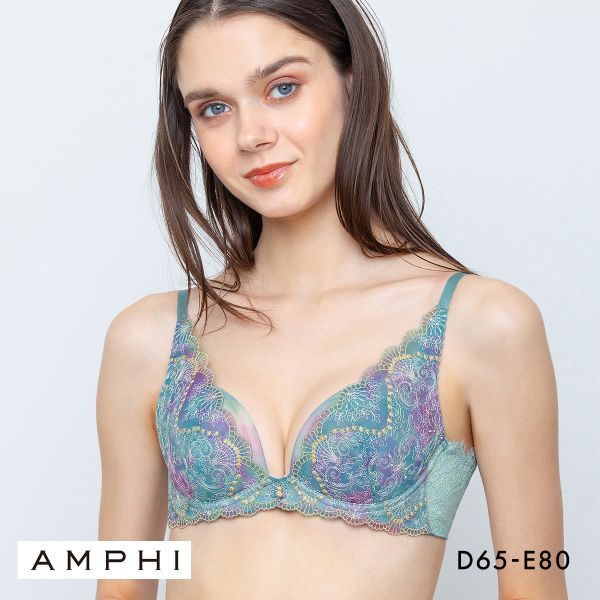 アンフィ グラマリッチ ブラジャー 脇スッキリ グラマラス＆リッチな谷間をメイク BYJ698 脇高 4,894円