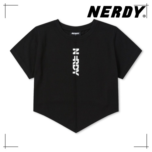 NDY ウーマンズ スカーフ ポイント クロップ 半袖 Tシャツ BLACK 5,130円