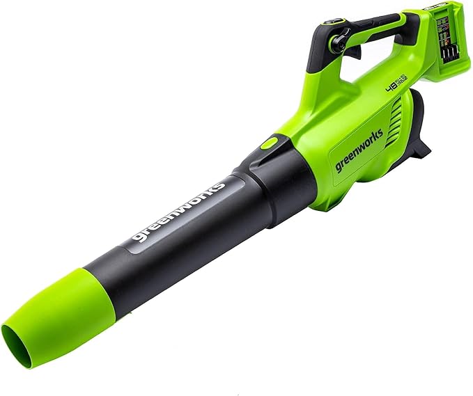 (グリーンワークス) 充電式ブロワー 電動ブロアー グリーン ハイパワー48V 14.6m3/min 55.9m/s [本体のみ(バッテリー充電器別売り)] 【日本正規輸入品】