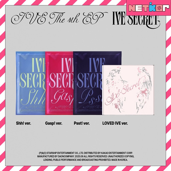 Qoo10] Secret 4種選択 (一般盤/LOVED IVE
