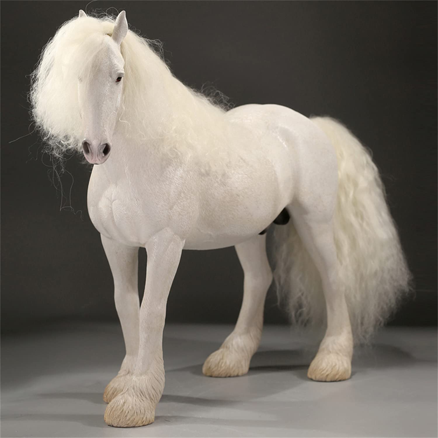 Mr.Z 1/6 サイズ シャイヤー 2.0 ホース 馬 動物 重種 リアル フィギュア PVC プラモデル 大人のおもちゃ 模型 40cm級 オリジナル スタチュー 塗装済 完成品 動物好き 誕生日