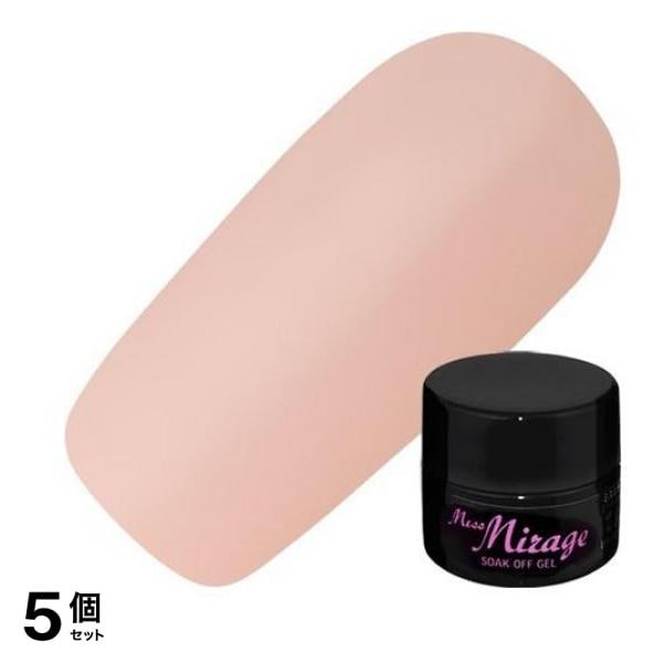 Miss Mirage(ミスミラージュ) ソークオフジェル ミルフィーユ シャンパンピンク S53S 2.5g 5個セット