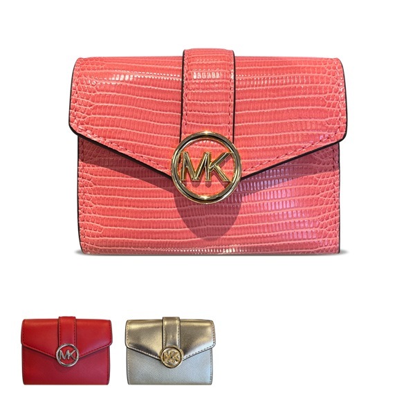 即発 正規品 USA直送 アウトレット レディース 財布 三つ折り財布 35S2GNMF6L 35S2GNMF8B 35F3GNMF8M/35T2SN