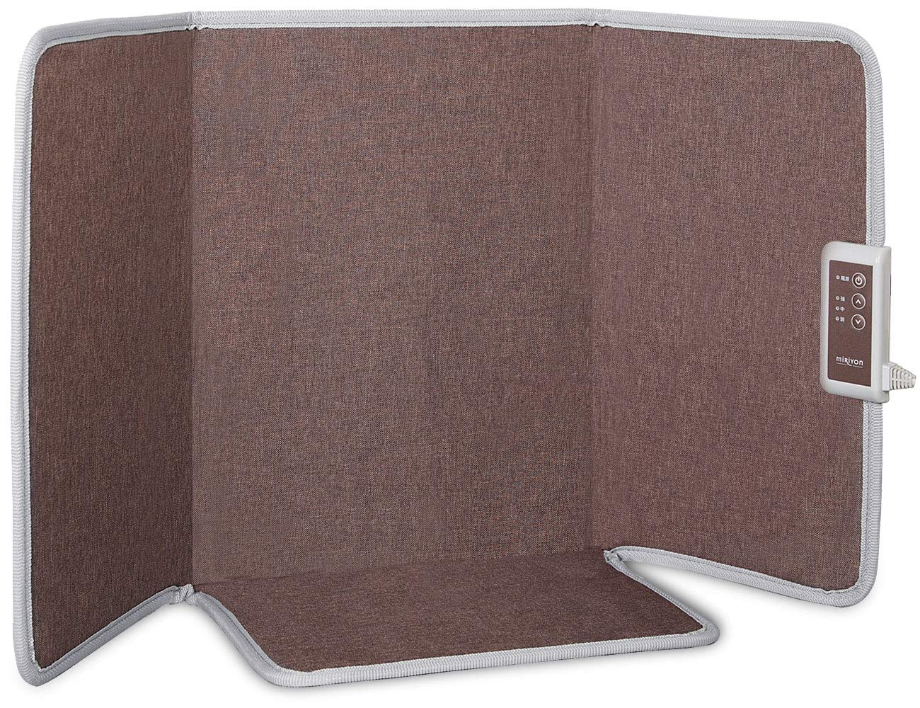 遠赤外線デスクヒーター 省エネパネルヒーター 3時間タイマー付 冷え対策 踏み型 踏み心地良い