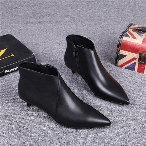 [最も安い挑戦]レディース ブーツ ポインテッドトゥ ストレッチ ブーティ ショートブーツ ピンヒール 3.5cmヒール ローヒール ブーティ ブーティー 大きいサイズ 痛くない