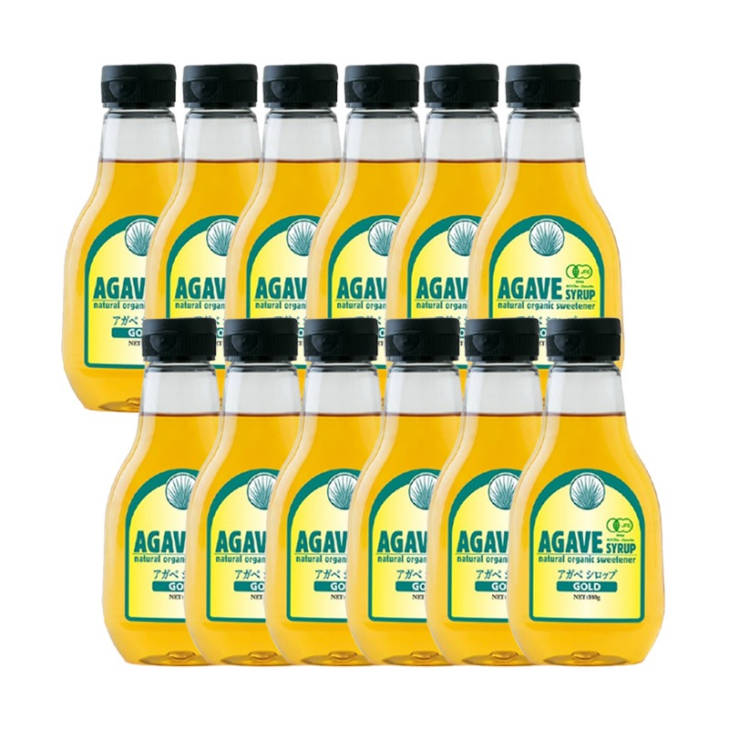 有機アガベシロップ ゴールド 330g 12本セット 有機JAS認定 オーガニック アガベシロップ 低GI