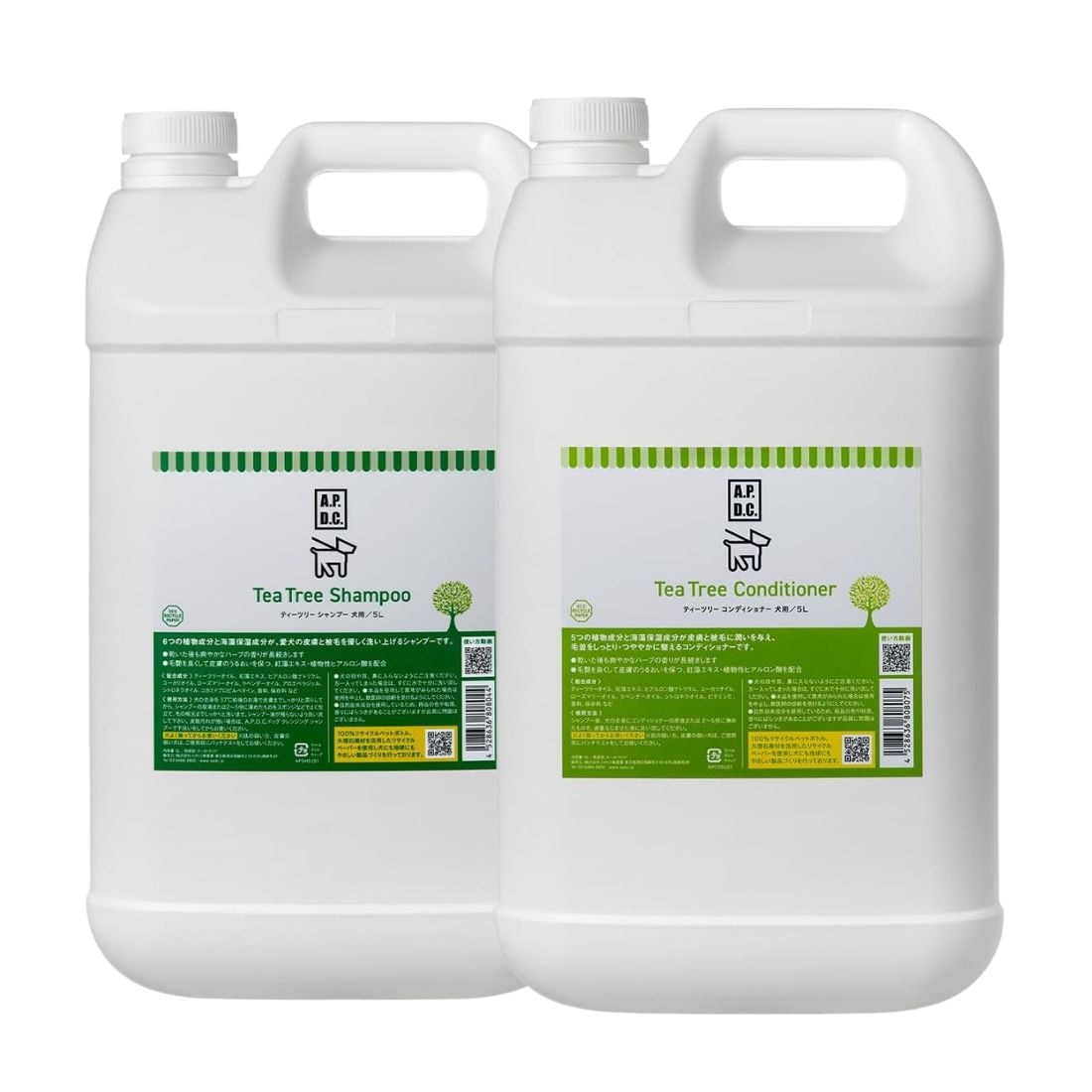 A.P.D.C ティーツリーシャンプー＆ティーツリーコンディショナーセット 5L