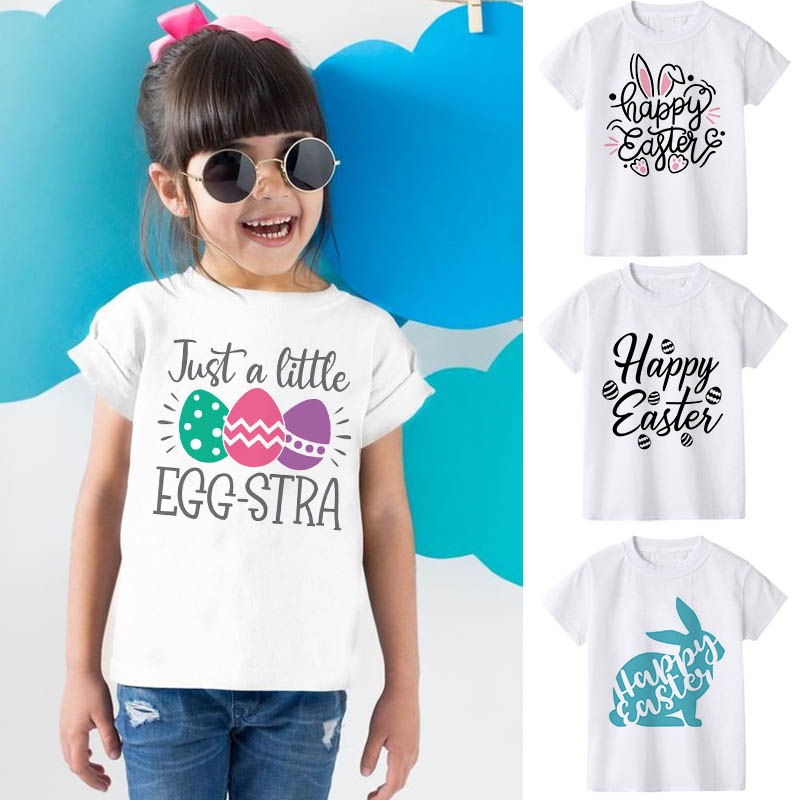 100%正規品 ちょうど少し卵straおかしい子供のtシャツ子供少年少女のためのイースターパーティーtシャツキッズt Tシャツ