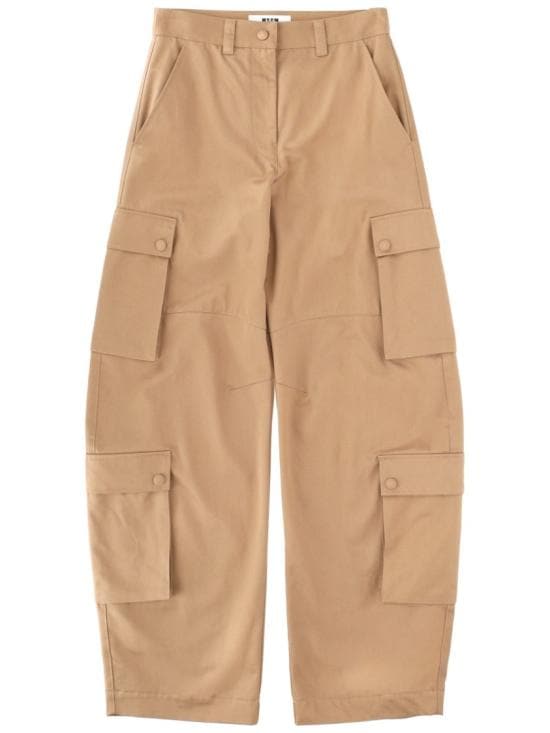 MSGM Women Pants 3941MDP07X 25762923 Brown