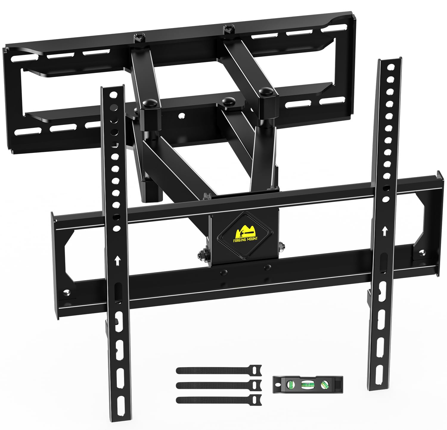 テレビ壁掛け金具 26-65型LCD/LED対応 中型壁掛けテレビ金具 耐荷重45kg 40CMアーム フルモーション式 前後&左右&上下多角度調節 最大VESA400x400mm 68402
