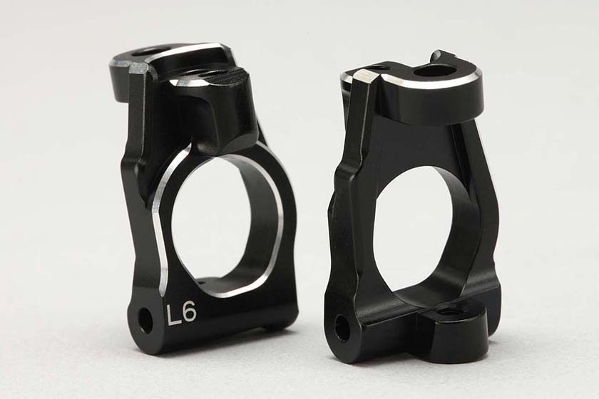 ヨコモ YZ-4SF2用 アルミ製 ステアリング ハブキャリア(6度)【S4-41306A】 ラジコンパーツ ヨコモ S4-41306A