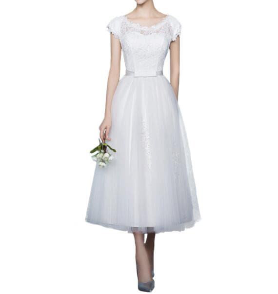 レース　2色　結婚式　パーティードレス　美品　ワンピース　発表会　お呼ばれ　二次会　披露宴　謝恩会