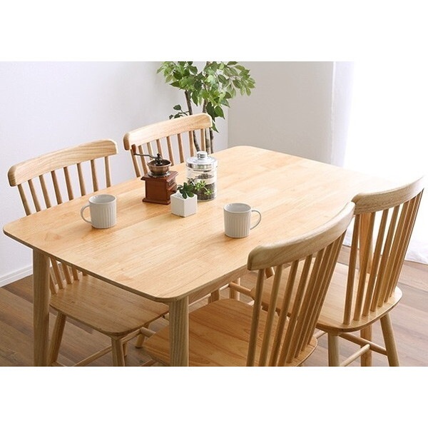 ホームテイスト SDS-5 ダイニング5点セット 120cm幅 ナチュラル メーカー直送