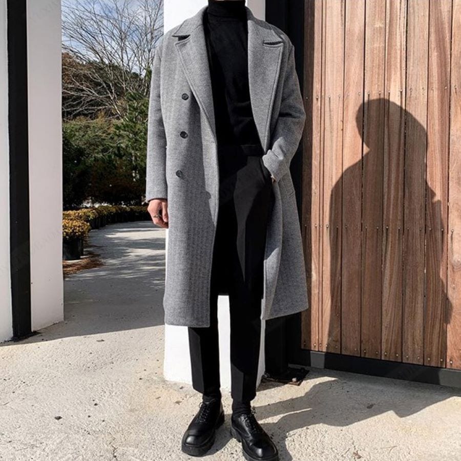 早い者勝ち！ 新品早く買いに来て コート メンズ ロング丈 アウター スプリングコート 9850 7,074円