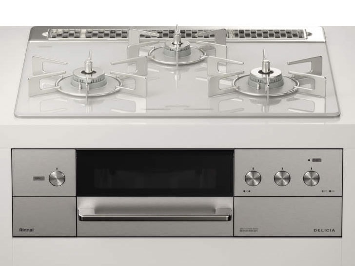 ビルトインコンロ DELICIA デリシア 3口 3V乾電池タイプ プロパンガス 60cm LPG アローズホワイト RHS31W31E14RCASTW-LPG 100,764円