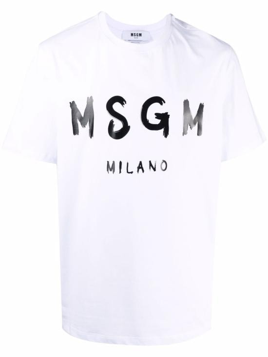 MSGM Men Tops 2000MM510 200002 01 OPTICAL WHITE