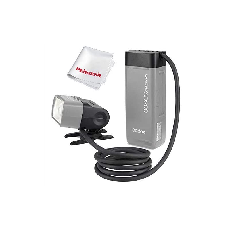 200W 拡張フラッシュヘッド AD200裸球ヘッドとスピードライトヘッド用 クリーニングクロス同梱