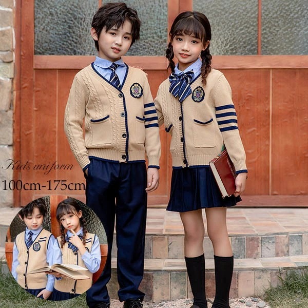 超特価卒業式 スーツ 女の子 入学式 入学祝い 高校生 中高生 学生服 子供制服 子供カーディガン ユニフォーム 卒業式 入園 女の子 男の子 受験 小学校 中学生 キッズ通園 通学制服 フォーマル