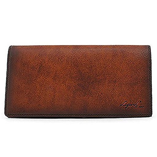 LUGGAGEAOKI 青木鞄 G3 ジースリー 二つ折り 長財布 ロングウォレット カード入れ付き 本革 ブラウン 5206-50