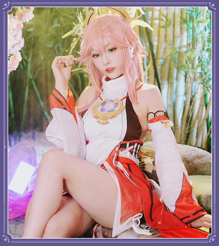 売れ筋ランキングも掲載中！ genshin げんしん 原神 八重神子 仮装 変装 コスチューム コスプレ衣装 コスプレ・変装・仮装 サイズ選択:S 