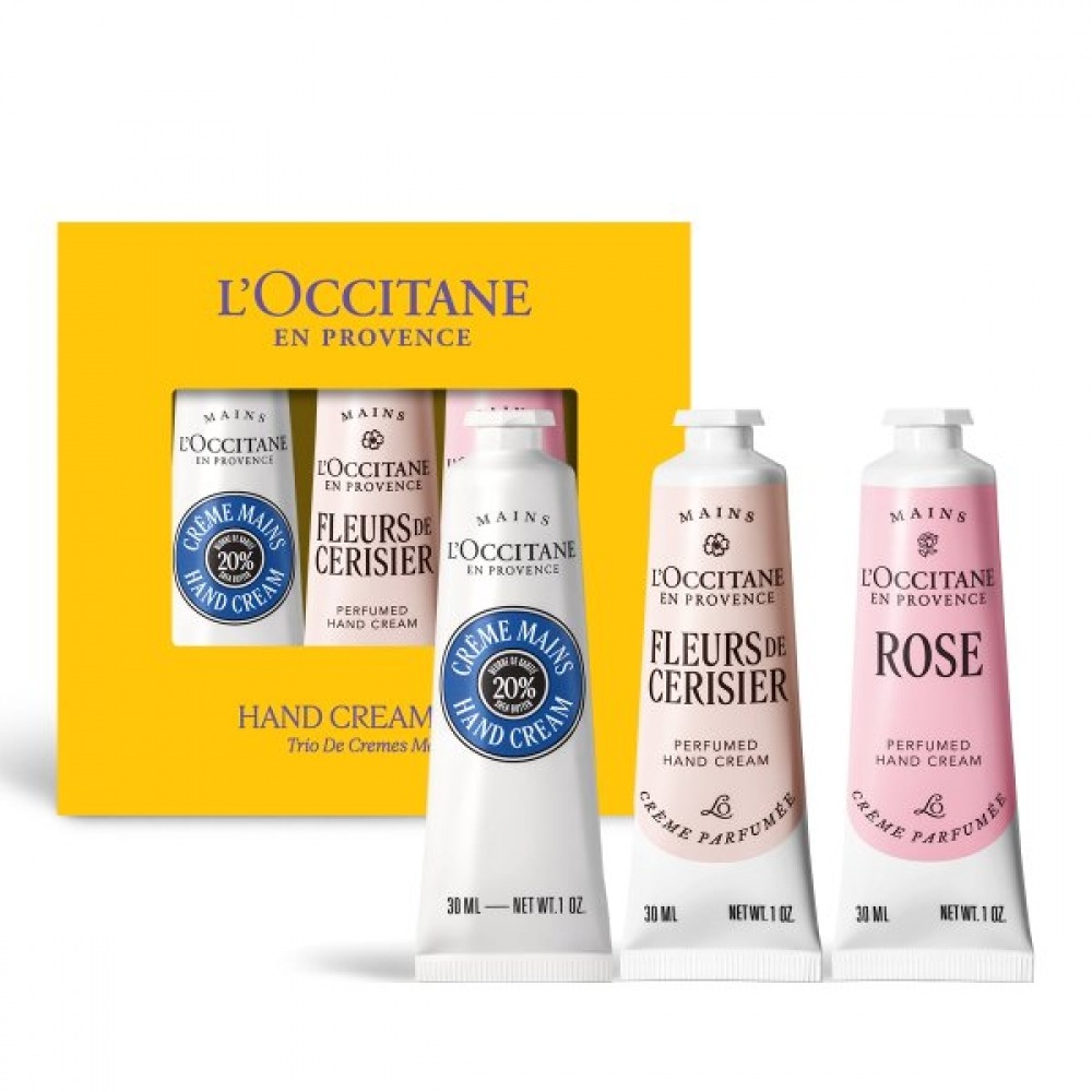 ロクシタン シア＆フローラル ハンドクリームトリオ