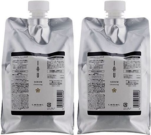 ルベル イオ セラム クレンジング シャンプー 1000ML ×2個セット 詰め替え用 業務用 IAU SERUM