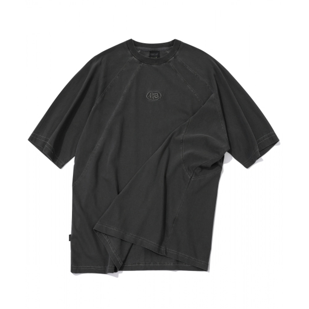 CPGN STUDIO CP ピグメントインシジョンショートスリーブ T シャツスモークブラック