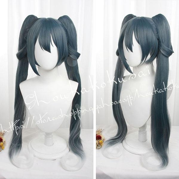 コスプレウィッグ 初音ミク 風 初音ミク ジャスミン wig かつら WIG 耐熱 変装 仮装 コスチューム 撮影 祭り