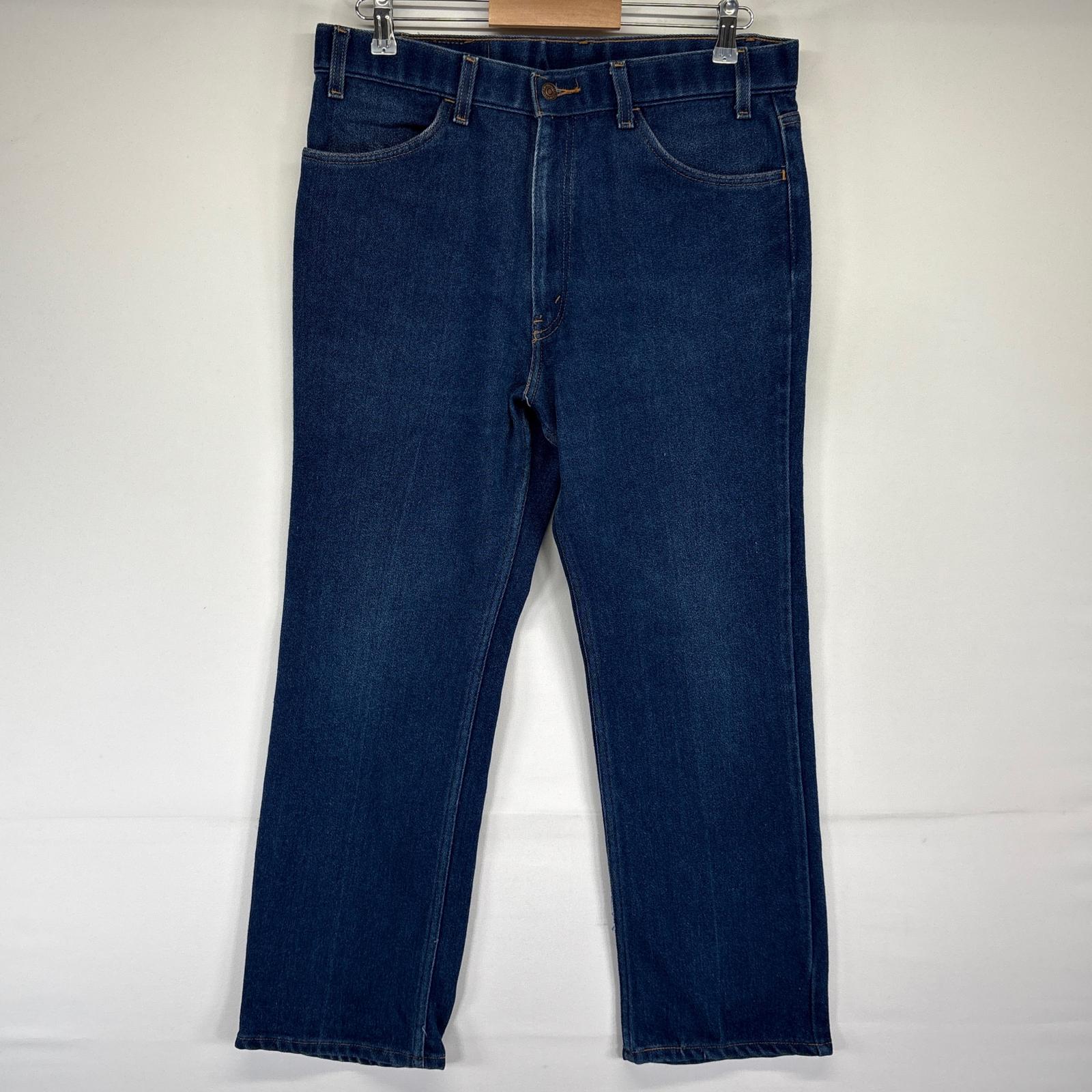 古着 90s/90年代 デニムパンツ 547 ストレート ジーパン ストレッチ ジーンズ ジーパン 長ズボン w36 L29 ブルー系 メンズ