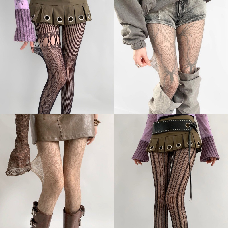 【1点ご購入 で10点プレゼントいたします】レースシルク高級グレー透かし網タイツabストッキング子供春と秋の薄手黒シルク薄手