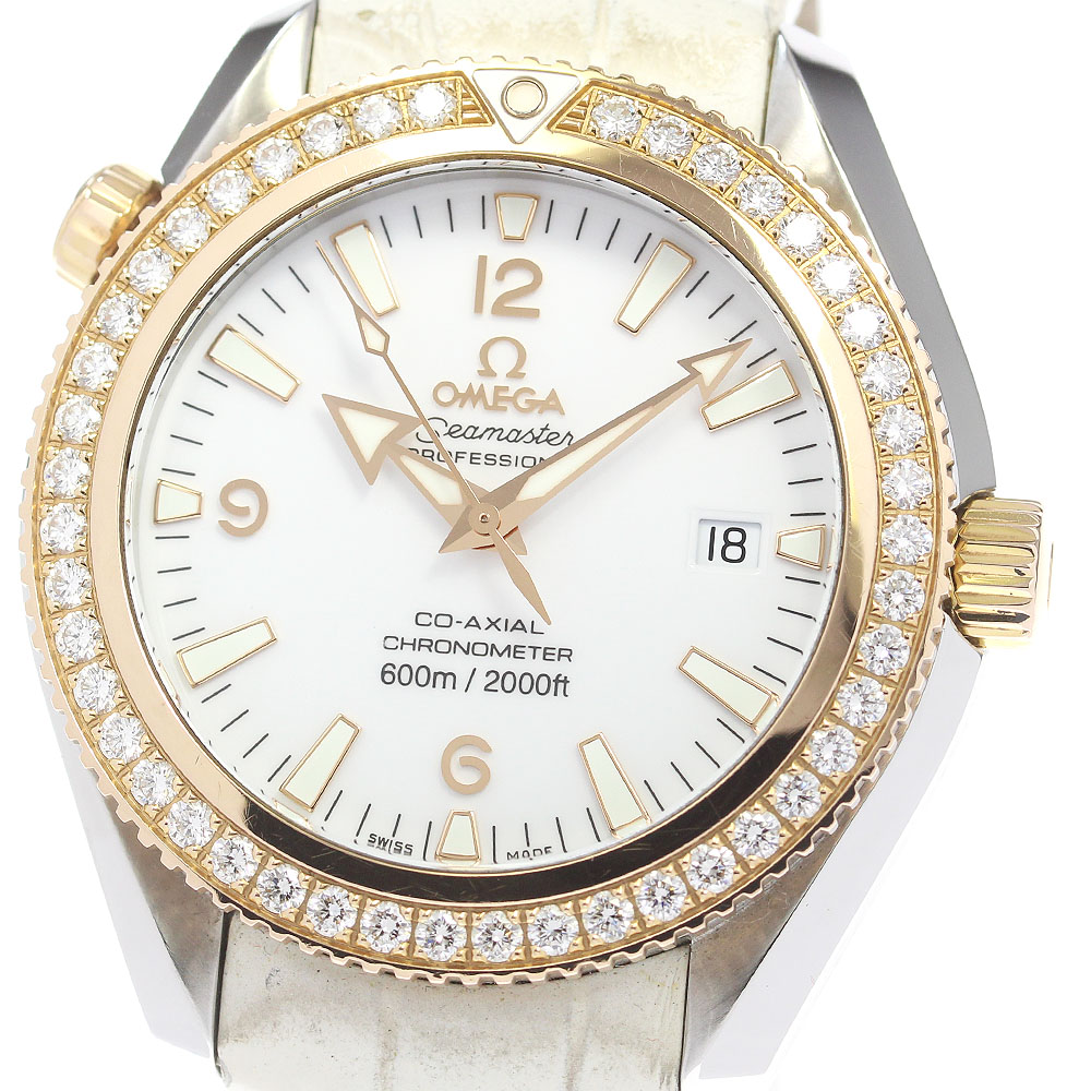 オメガ OMEGA 222.28.42.20.04.001 シーマスター ダイバー300M パリ2024 ダイヤベゼル 自動巻き メンズ 保証書付き_846991【中古】