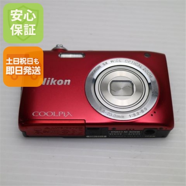美品 COOLPIX S2900 レッド コンデジ Nikon 28