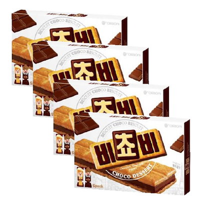 Qoo10] オリオン ビチョビ 125g x 4個 チョコビス : 食品