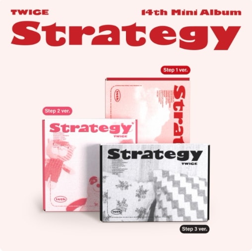 TWICE 14th Mini Album STRATEGY (Step 1,2,3ver.) [3種セット]
