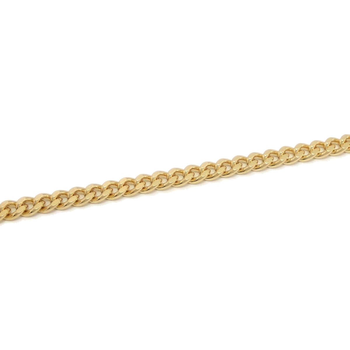 キヘイ ネックレス K18 18金 イエローゴールド 20.2g 50.0cm YG 2面S シングル 日本造幣局検定マーク入り 20g 前