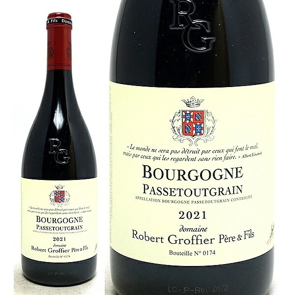 2021 ブルゴーニュ パストゥグラン 750ml ロベール グロフィエ ペール エ フィス フランス 赤ワイン コク辛口 ^B0RGBP21^ 6,042円