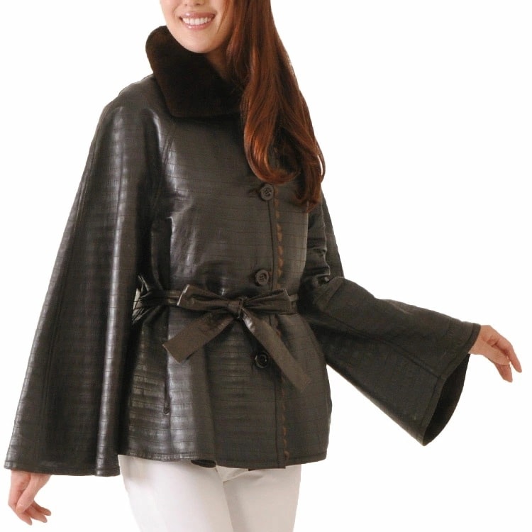 ラム & ミンク ジャケット リバーシブルギフト (No.103845r) 209,000円