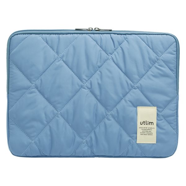 （まとめ買い）ユートリム キルティング ノートPCケース 13.3インチ ブルー UT-8667-B [x3]