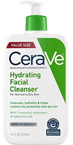 (クレンジング) CeraVe Hydrating Face Wash | 16 Ounce | Daily Facial Cleanser for Dry Skin | Fragrance Free