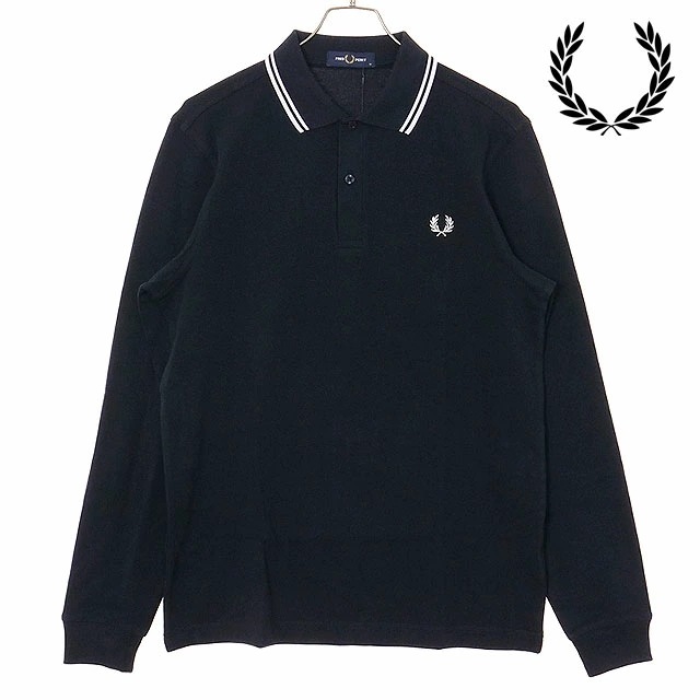 ポロシャツ ロングスリーブ ツインティップド フレッドペリーシャツ [M3636-238] メンズ トップス 長袖 鹿の子 正規取扱店