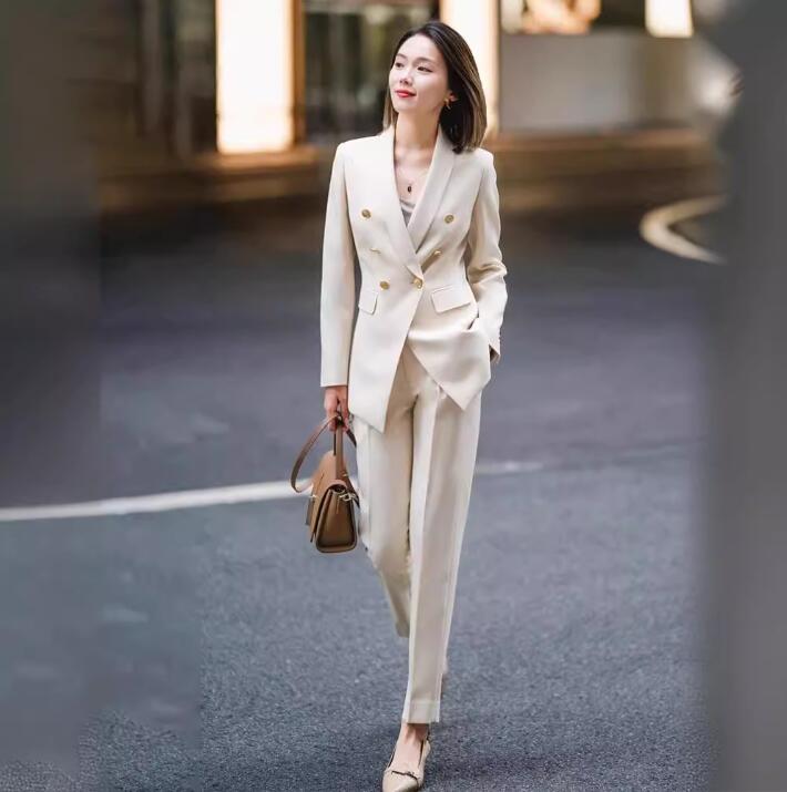 ベストセラーパンツスーツ 2点スーツセット 春秋 レディーススーツ 女性スーツ ビジネススーツ 長袖 カジュアル 七五三 フォーマル スリム ボトムス リクルートスーツ セットアップ ジャケット パン 5,091円