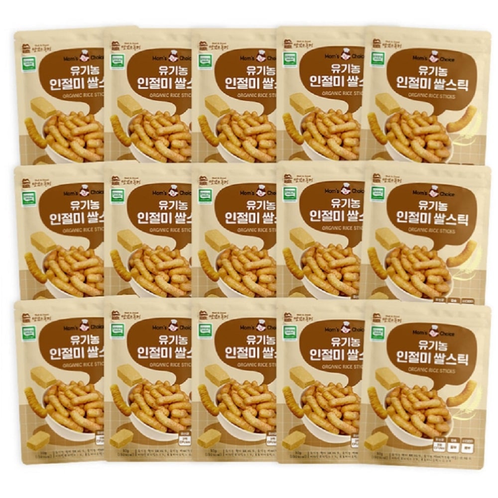 韓国-K MEAL-有機米スティック 3種 30gx15pk-きな粉餅